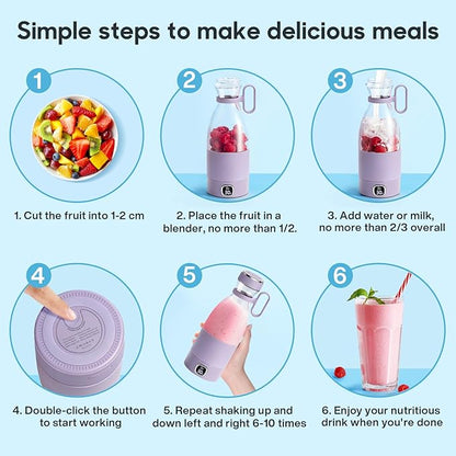 Blender>> – Mixeur Portable Sans Fil Rechargeable USB