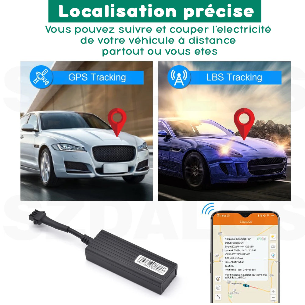 GPS Tracker Intelligent – Localisation & Sécurité Totale pour Moto, Voiture et Bus