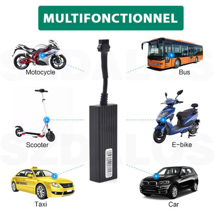 GPS Tracker Intelligent – Localisation & Sécurité Totale pour Moto, Voiture et Bus