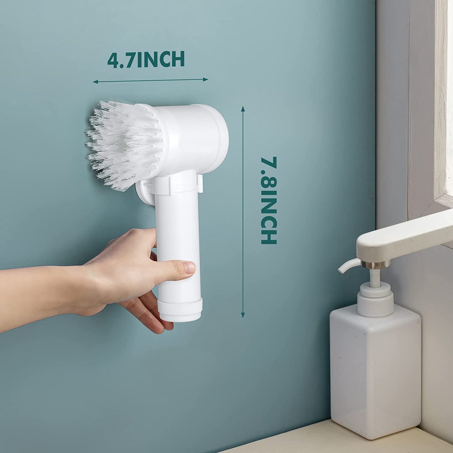 Brosse Électrique Rotative Professionnelle Rechargeable – Nettoyage Puissant et Sans Effort