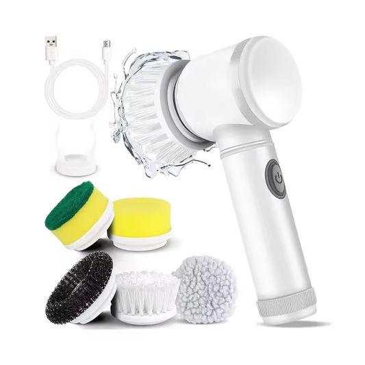 Brosse Électrique Rotative Professionnelle Rechargeable – Nettoyage Puissant et Sans Effort